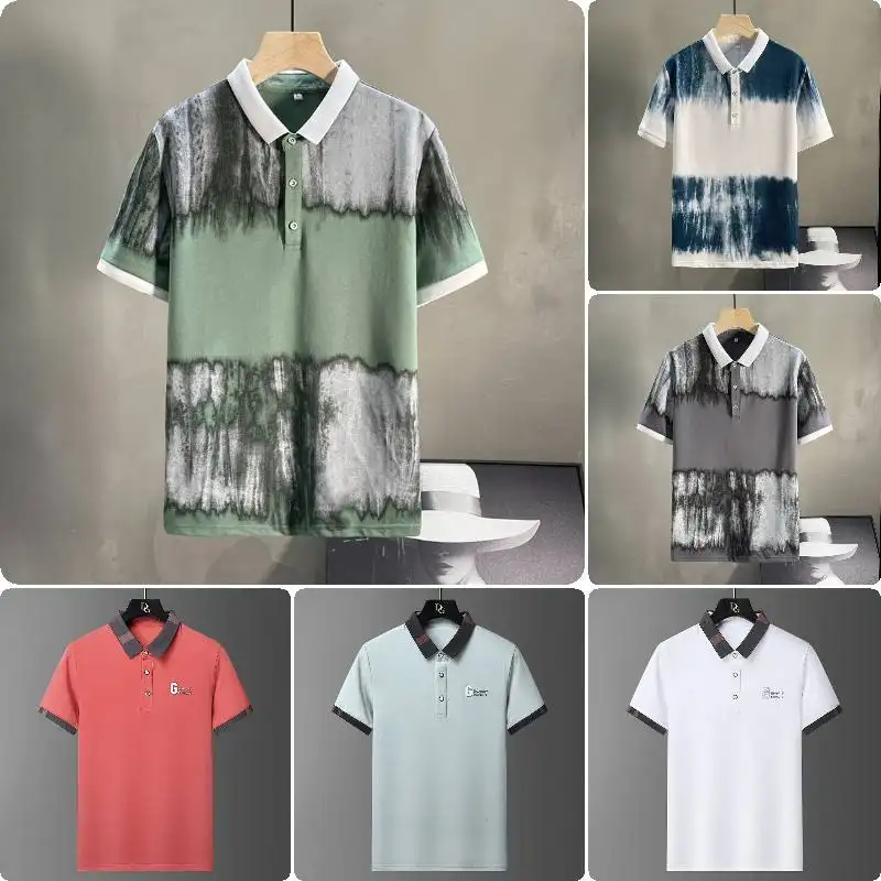 Polo de fabricante de alta calidad, Polo de talla grande, Polo de 100% algodón y poliéster para hombre, Polo de manga corta tejido de punto