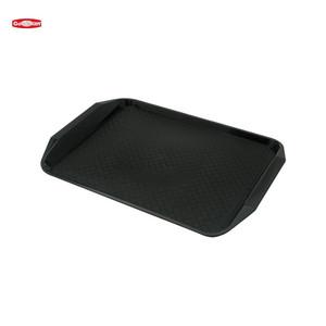 批发带手柄的矩形塑料快餐托盘 - Product Image 4