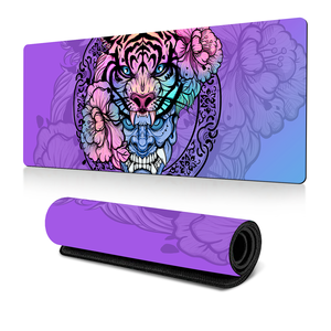 Tappetino per Mouse con stampa tigre colorato con Base in gomma di grandi dimensioni antiscivolo da scrivania per uso di tastiera per Computer da ufficio e da gioco - Product Image 5