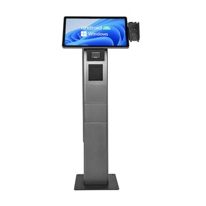 21.5-inch Self-service Restaurant POS All-in-one Machine with Windows and Android Systems, Scanner and Printer