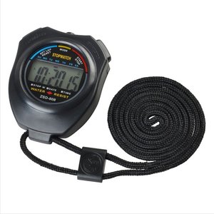 Stoppuhr Zähler Handheld Sport Stoppuhr Wasserdichtes digitales <span class=keywords><strong>Display</strong></span> LCD Chronometer <span class=keywords><strong>Count</strong></span> Timer Fitness Timer
