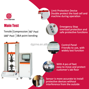 Phòng thí nghiệm chuyên nghiệp UTM độ bền kéo cho máy tính thử nghiệm 10t Công suất kim loại quả tạ độ bền kéo Tester thiết bị sản xuất - Product Image 3