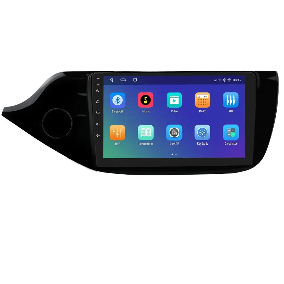 Android 13 RHD Radio Hea dunit Gerät 2Din Quad Octa-Core Android Auto Stereo GPS Navigation Carplay für KIA Ceed 2012-2018