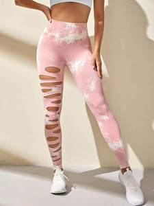 Wholesale <strong>Roupas</strong> Academia Womens Leggings Conjuntos De Yoga Workout Leggings Ropa De Gimnasio Mujer Manufactory - Product Image 4