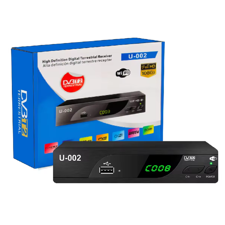 Full HD 1080P Set Top Box GX6705 DVB T2 DVB C STB FTA Operating System AV U002 U001 TV Box