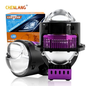 2025 yeni varış 160W 3.0 inç Bi Led far lazer LED projektör Lens oyma LOGO evrensel araba için Led far H4 H7 lamba - Product Image 1