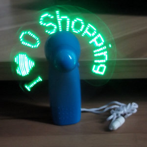 Nuevo ventilador eléctrico de mano con pantalla Led programable, mini VENTILADOR DE Flash ventilador de mensaje personalizado