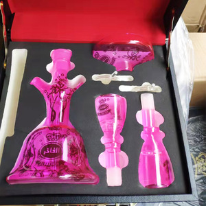 2024 New tùy biến chất lượng cao Glass hookah sang trọng tùy chỉnh xách tay Shisha hookah - Product Image 4