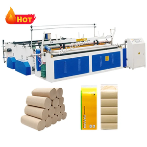 Toilettenpapiermaschine Schneid-Herstellung Rückwickelmaschine automatische Seidenpapier-Toilettenpapier-Herstellungsmaschine Preise - Product Image 2