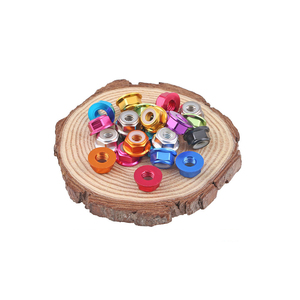 Đai Ốc Lục Giác Nhôm Đai Ốc Khóa Hex Nylon Hợp Kim Nhôm M2 M3 M4 M5 M6 Đai Ốc Tự Khóa - Product Image 5