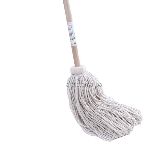 4 Strati di Cotone Pulizia del Pavimento Rotondo Cotone Mop Set