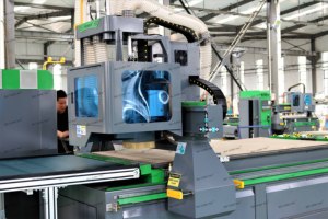 Wood Panel Furniture Cabinet Production Line Process <strong>Cnc</strong> Nesting Machine <strong>Auto</strong> Labeling <strong>Loading</strong> <strong>Unloading</strong> <strong>Cnc</strong> <strong>Router</strong> for Kitchen - Product Image 5