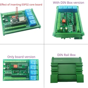 ES32C14 DC 12V 24V ESP32-Erweiterungskarte Digital Analog DAC ADC IO Wifi-Relais schalter ES32C14-Modul für Arduino PLC Smart Home - Product Image 4