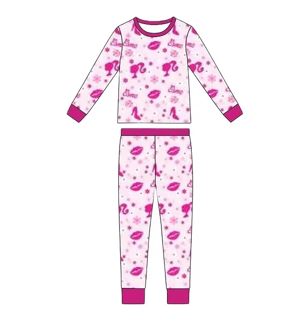 Valentine's Day Winter Bamboo Fabric Long Sleeve Baby Fold Over Sleepwear Boy Girl Zippy Romper One Piece Pajamas Clothes