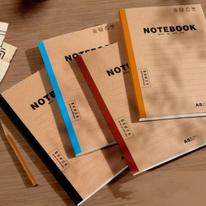 All'ingrosso per studenti a buon mercato diario in carta kraft per appunti rilegatura adesiva diario inventario tempestivo taccuino personalizzabile - Product Image 3
