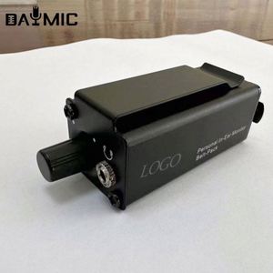 Professional Passive Earphone Amplifier Personal in Ear Monitor Converter XLR for Live Stage Performance Belt Pack PM-1