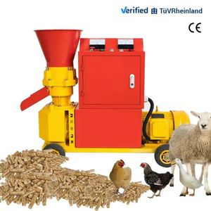 Futterverarbeitungsmaschine Maschinen tierfuttermittelpellet machen hausgebrauch vollständige Hühnerfuttermaschine Pellet-System - Product Image 6