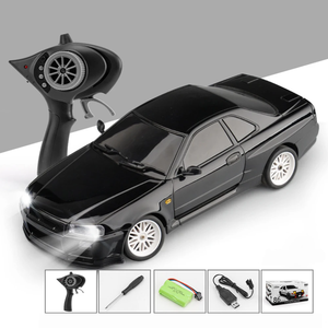 รถดริฟท์1/18 RWD RC A99 ldrc รีโมทคอนโทรลรถแข่งโมเดลพร้อมระบบไฟรถยนต์ของเล่นไฟฟ้า - Product Image 6