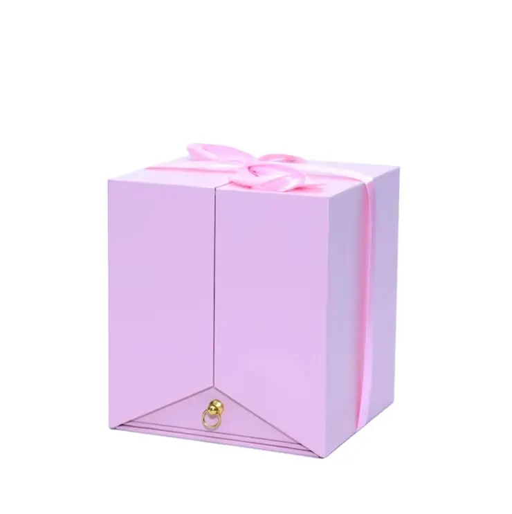 Kotak Parfum Kustom Kotak Hadiah Kaku Romantis Pabrikan Kotak Koleksi Parfum Kosmetik Cokelat Inovatif