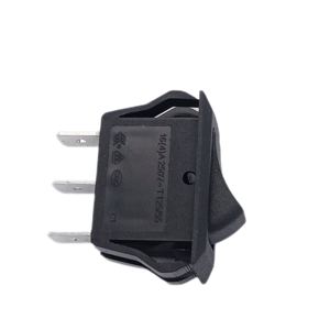 UL Certificated 3 Pin Rocker Switch 20A 125V/16A <strong>250V</strong> ON-OFF-ON Function <strong>Alternative</strong> RC211-RB-B-0-N 28.6*12.2mm Mounting