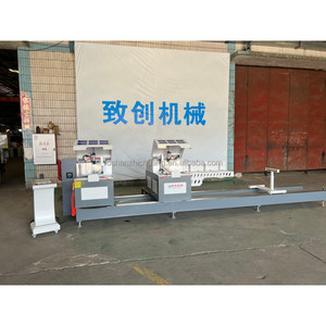 Doppia testa resistente sega da taglio CNC macchina per finestre in alluminio porte telaio per PVC UPVC motore nucleo componente - Product Image 4