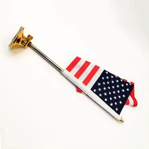 Tùy chỉnh kích thước in ấn thiết kế ngoài trời <span class=keywords><strong>USA</strong></span> xe cờ với cột cờ hút núi - Product Image 3