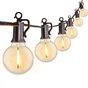 25FT wetterfeste und bruchs ichere LED-Lichterketten für den Außenbereich mit 14 PC-Lampen im Edison-Stil für den Garten gebrauch