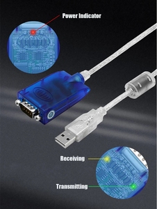 UOTEK USB至RS-232转换器RS232转换电缆1.5M USB2.0串行9针适配器线路UT-880 - Product Image 5