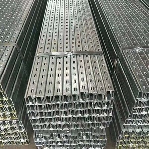 U-kênh C kênh thép năng lượng mặt trời PV gắn khung hệ thống quang điện hỗ trợ bằng tấm kim loại chế tạo - Product Image 5