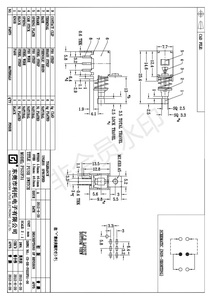 DPDT 6 Pin 2 NO 2 interruttore a chiave con rivestimento NC chiusura automatica scatola TV unidirezionale interruttore a pulsante orizzontale - Product Image 6