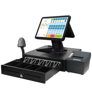 Windows 10 J1900 I3 4G 8G RAM 64G 128G 256G SSD все в одном mini pos машина стенд дисплей epos компьютер оплата наличными - Product Image 6