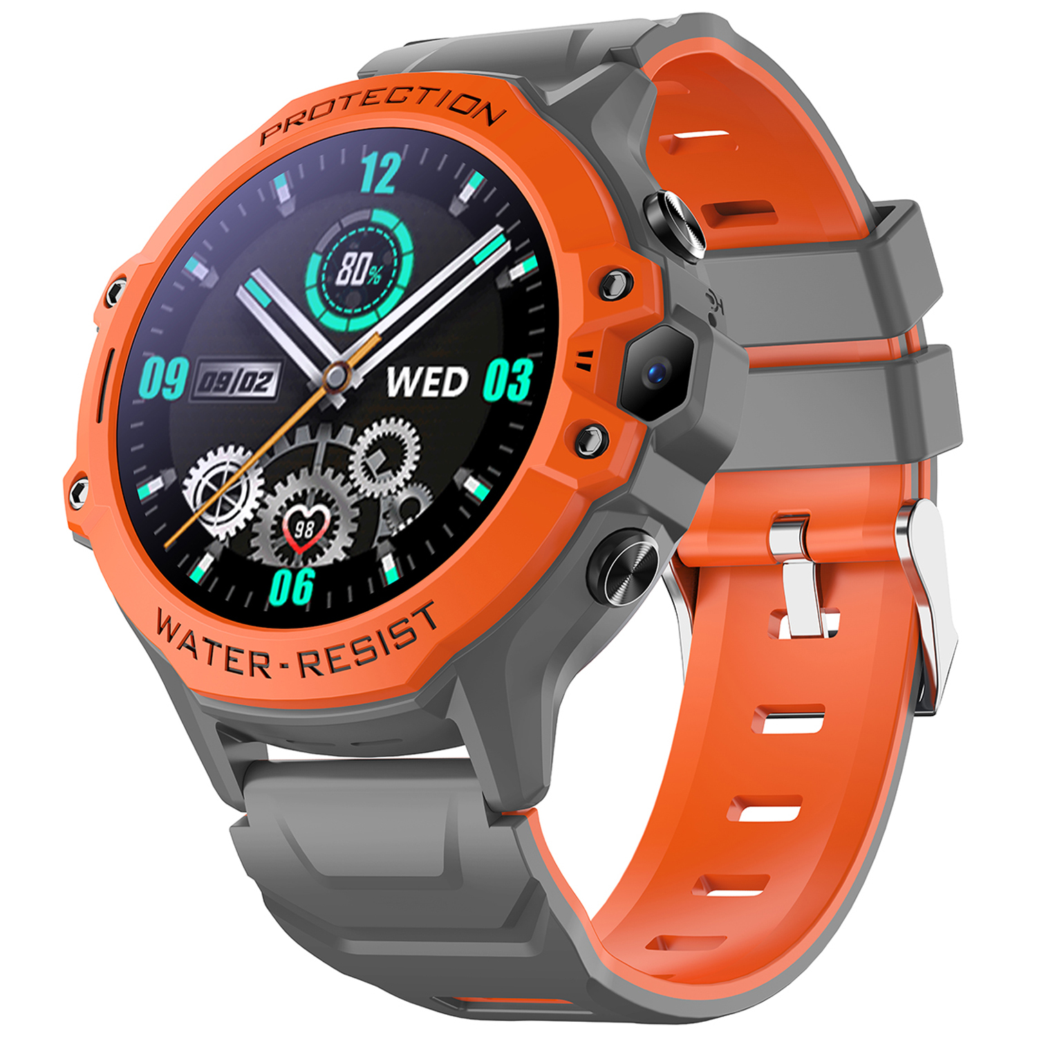 Orange Silica Gel Strap