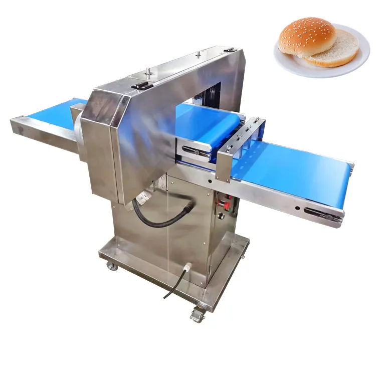 เครื่องตัดฮอทดอกแฮมเบอร์เกอร์แบบตัดครึ่งและเต็ม Panini เครื่องตัดขนมปังขนมปังเครื่องตัด