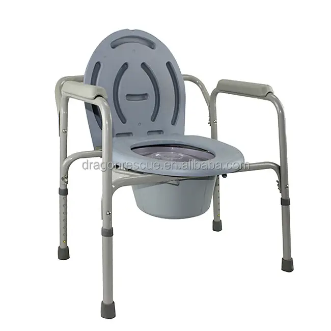 ホット販売高さ調節可能な便器椅子転送便器椅子トイレ折りたたみトイレ椅子