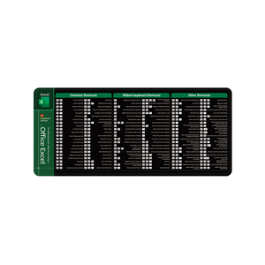 Alfombrilla de escritorio de acceso directo de Excel de alta calidad, alfombrilla de ratón de acceso directo para teclado XL,XXL, alfombrilla de ratón de escritorio personalizada de goma antideslizante extendida - Product Image 2