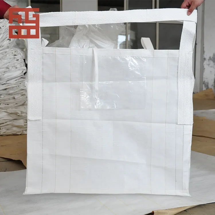 1 Ton PP Bulk Sack Bags 1000kg Big Jumbo Bag for Firewood