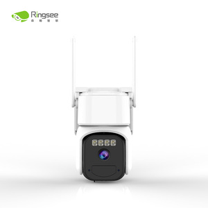 Cámara de seguridad de red AOV al aire libre a todo Color HIK IP 4MP pistola máquina de bolas WIFI Solar CCTV cámara de seguridad IP PTZ de baja potencia - Product Image 1