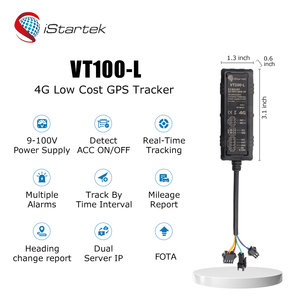 实时iStartek VT100廉价迷你GPS汽车跟踪器隐藏服务器软件短信命令 - Product Image 3