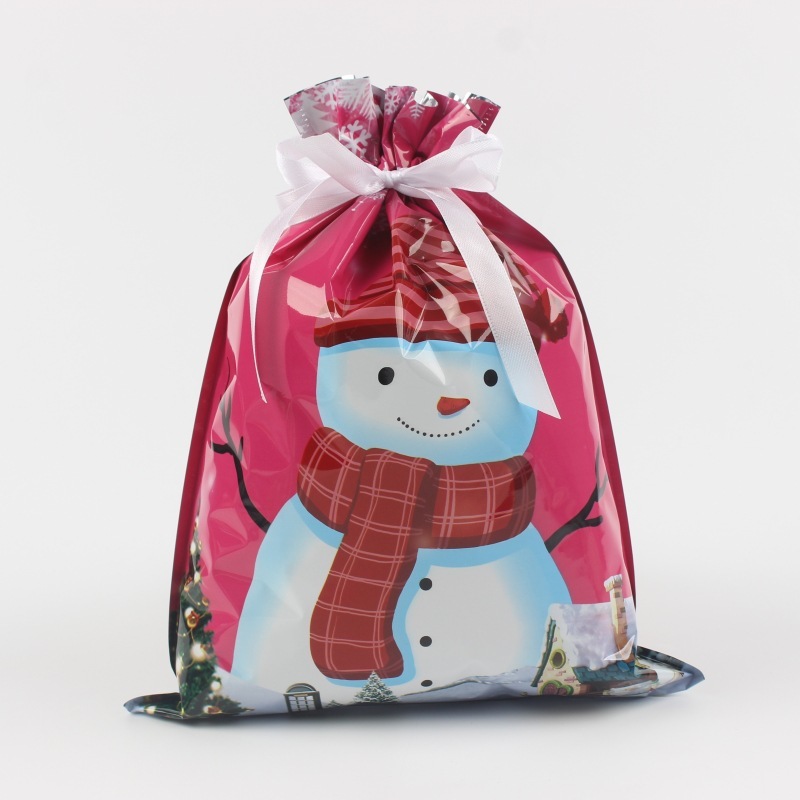 muñeco de nieve rosa