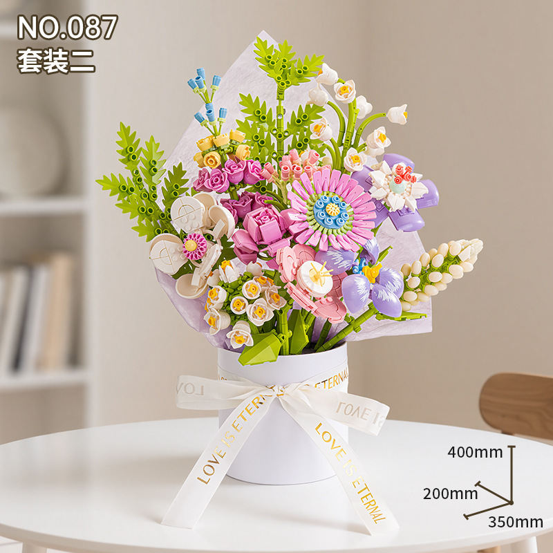 Purple mist flower poem-12 blooms-flowers only