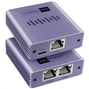 RJ45 Gigabit <strong>Network</strong> Splitter <strong>Adapter</strong> 1/2 Broadband <strong>Network</strong> Routing for Laptop Computer Accessories in Stock - Product Image 1