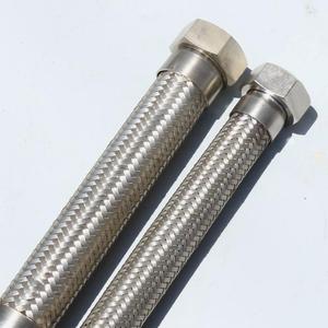Ücretsiz örnek 3/8 paslanmaz çelik örgülü esnek Metal hortum boru bağlantı parçaları gibi sıvı sıkı kordon bağlayıcı boru kutuları - Product Image 4
