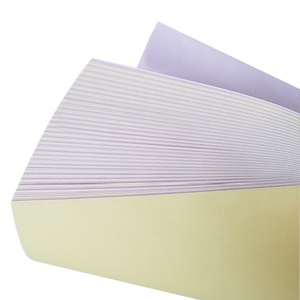 Papel de copia sin Coche en hoja Papel de impresión de autocopia Uso continuo de papel de computadora para factura
