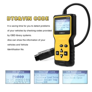 V311A Lector de código Coches Herramientas para vehículos Multi-idioma Plug-and-play OBD2 Escáner de coche de fácil uso - Product Image 3