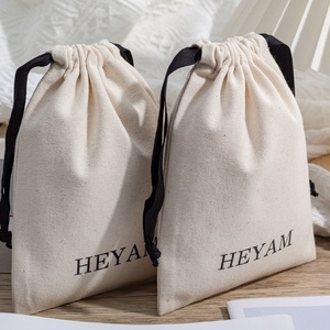 Tùy Chỉnh Hữu Cơ Bông Dây Kéo Túi 100% Có Thể Tái Chế Cho Điện Thoại Di Động Điện Thoại & Quà Tặng Bao Bì Với Logo - Product Image 2