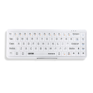 Lofree 1% nebbia per ufficio Mac computer portatile Desktop Tablet RGB retroilluminato cablato/Wireless USB virtuale Bluetooth tastiera meccanica - Product Image 1