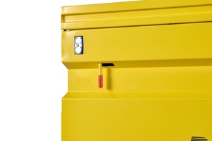 专业用途重型黄钢工地工具箱耐用工具柜