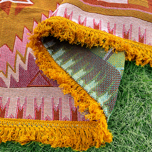 Chất lượng cao Úc ném Thảm tấm thảm tùy chỉnh dệt chăn Boho ném chăn - Product Image 3