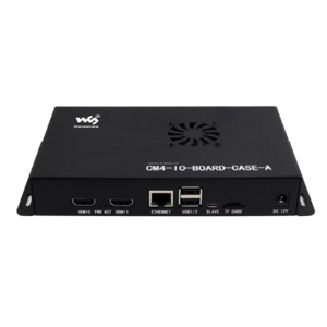 CM4-IO-BOARD-CASE-A Waveshare per Raspberry Pi Compute modulo 4 CM4 IO scheda di espansione in metallo smerigliato custodia con ventilatore