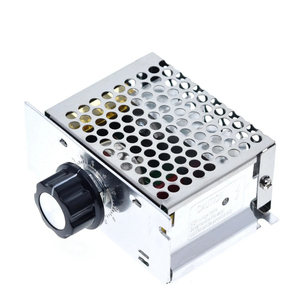Professional Voltage Regulators 4000W 220V High Power <strong>SCR</strong> Speed <strong>Controller</strong> Electronic Voltage Regulator Governor Thermostat - Product Image 1